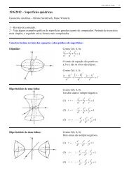 19/6/2012 – Superfícies quádricas