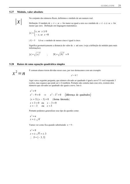 26/8/2012 – Notação matemática, símbolos matemáticos.