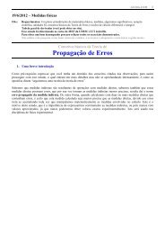 19/6/2012 - Conceitos básicos da Teoria de  Propagação de Erros 
