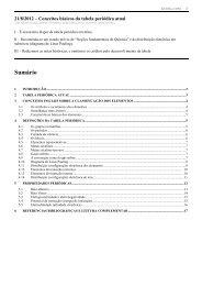 21/8/2012 – Conceitos básicos da tabela periódica atual 