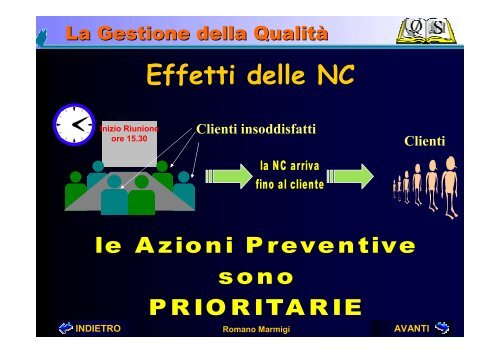 Il Manuale della Qualità ed il Controllo di Processo - C.R. ENEA ...