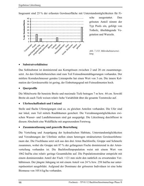 Bachforellensömmerlinge Phase II - Fischnetz