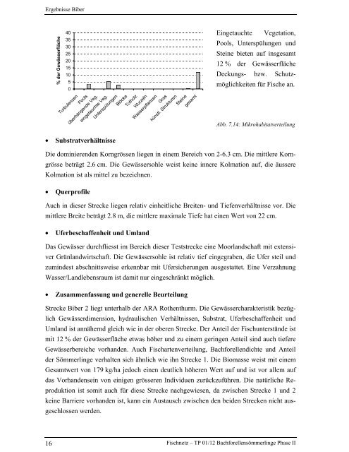 Bachforellensömmerlinge Phase II - Fischnetz