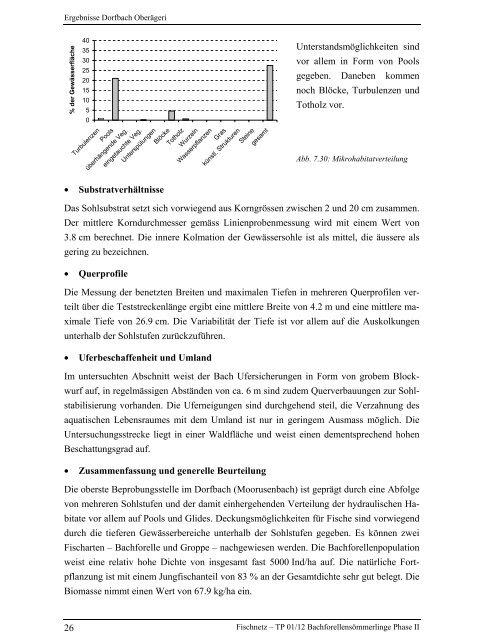 Bachforellensömmerlinge Phase II - Fischnetz