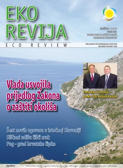 Eko revija broj 15 - Fond za zaštitu okoliša i energetsku učinkovitost