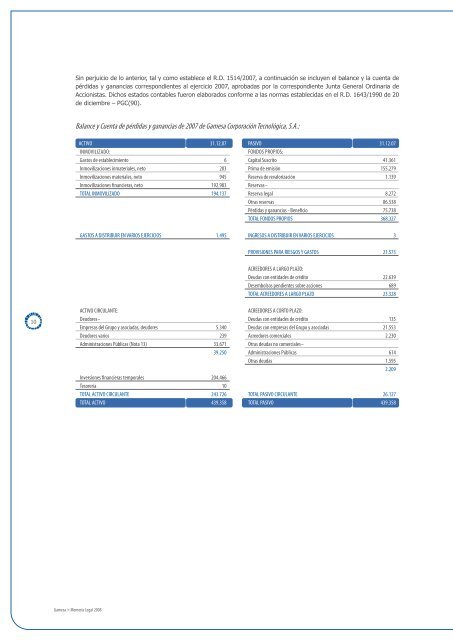 Cuentas anuales, informe de gestión e informe de ... - Gamesa