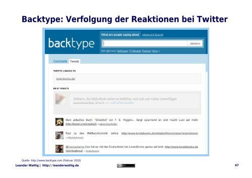 Social Web: Der direkte Kontakt zum Leser ... - Amazon Web Services