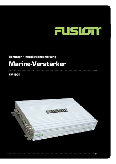 Marine-Verstärker - Fusion