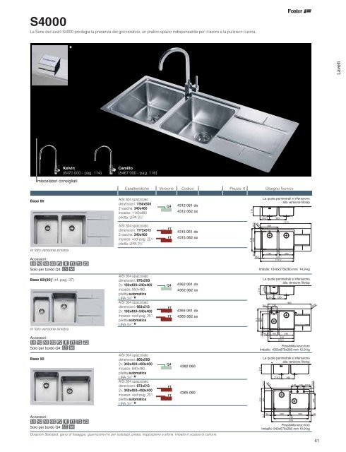 pdf catalogo lavaggio - Foster