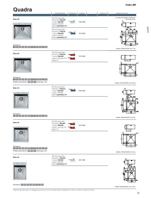 pdf catalogo lavaggio - Foster