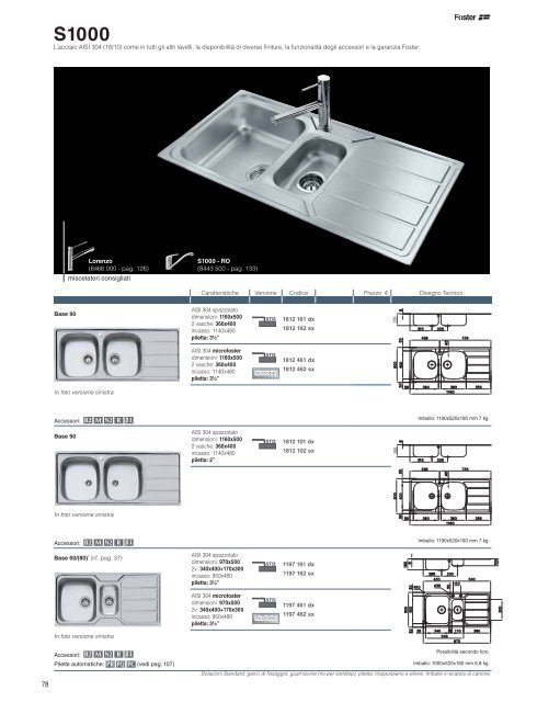 pdf catalogo lavaggio - Foster