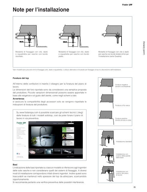 pdf catalogo lavaggio - Foster