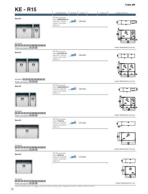 pdf catalogo lavaggio - Foster