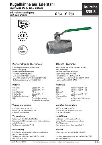 Datenblatt 1.4.40.5_BR 835 - G. Bee GmbH