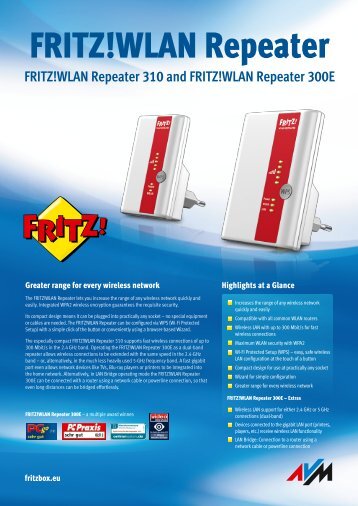 WLAN Repeater 300E - AVM