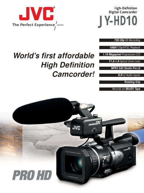 Victor デジタルビデオカメラ　JY-HD10 Victor デジタルビデオカメラ JY-HD10