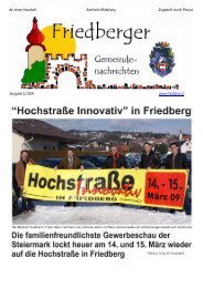 Ausgabe 01/2009 - Gemeinde Friedberg