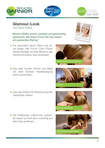 Download: Anleitung Glamour-Look als pdf - Garnier