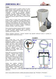 ZEMNÍ MODUL ME 4 - GAS-HUTIRA SKUTEČ sro