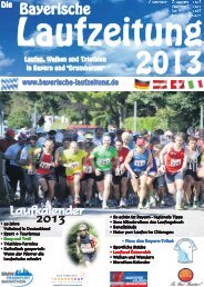 Die Bayerische Laufzeitung 2013