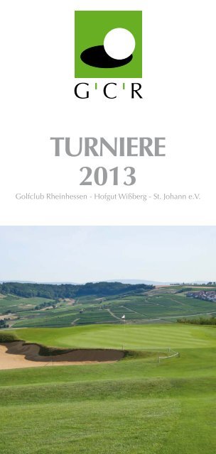 Turnierplan 2013_korr13 - Golfclub Rheinhessen