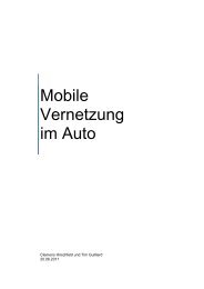 Mobile Vernetzung im Auto - Frank Barth