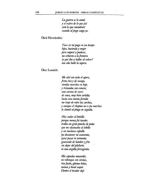 LA POESÃA GAUCHESCA