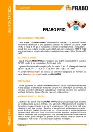 Scheda Tecnica FRABO FRIO