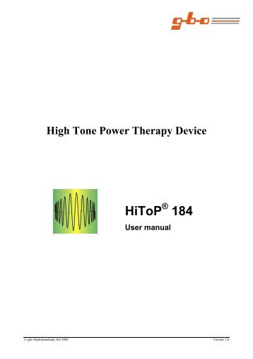HiToP 184 - gbo Medizintechnik