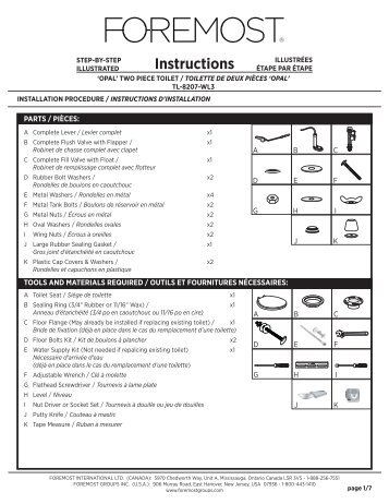 Instructions - Foremost