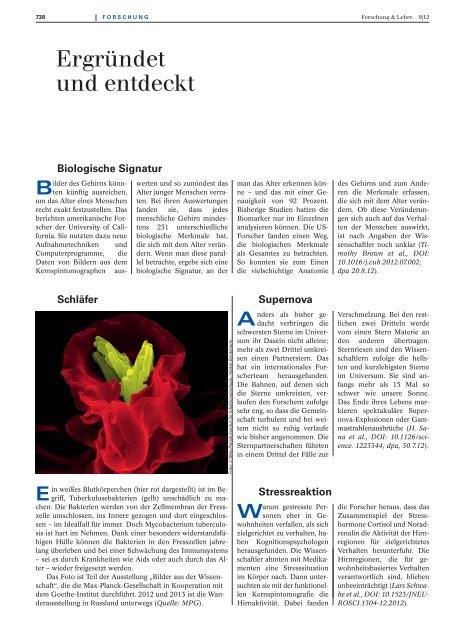 2012 - Forschung & Lehre