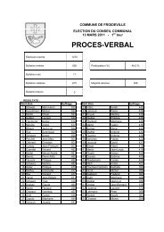 PROCES-VERBAL - Froideville