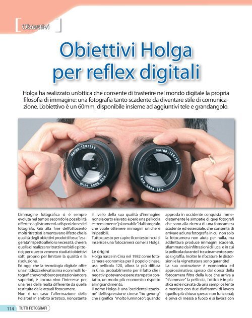 Obiettivi Holga per reflex digitali - Fotografia.it