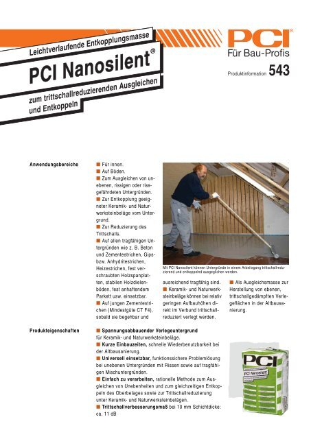 PCI Nanosilen PCI Nanosilent - Fliesen Lerche