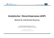 Analytischer Hierarchieprozess (AHP) - FWL - Technische ...