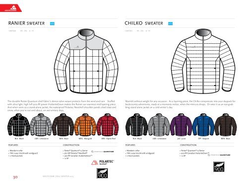 WESTCOMB 2013 FALL COLLECTION - Gary Plante Enterprises Ltd.