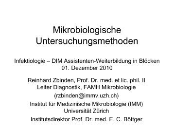 S. aureus - Fortbildung