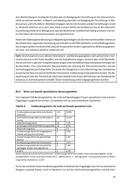 Bericht - Bundesministerium für Familie, Senioren, Frauen und Jugend