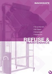 Backsafe Australia - REFUSE AND MAINTENANCE EQUIPMENT