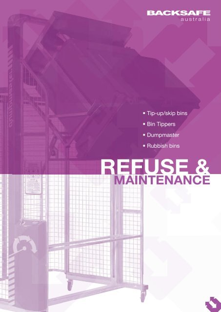 Backsafe Australia - REFUSE AND MAINTENANCE EQUIPMENT