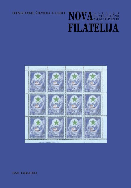 Številka 2-3, letnik 2011 - Filatelistična zveza Slovenije