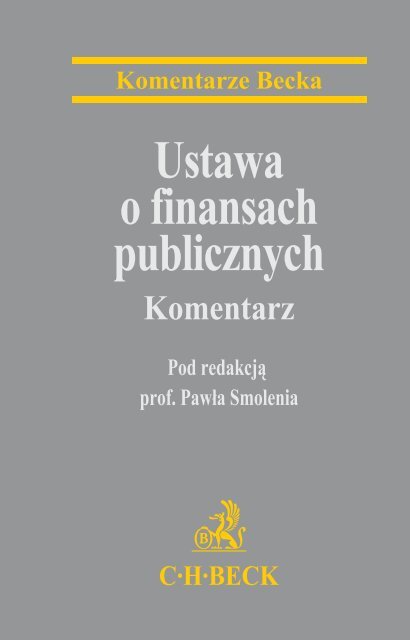 Ustawa o finansach publicznych - Gandalf