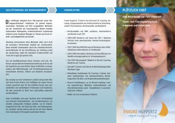 Infoseite - Frauke Huppertz