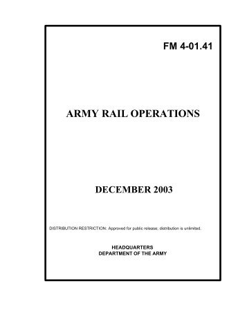 Army Rail Operations - GlobalSecurity.org