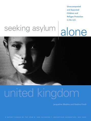 Seeking Asylum Alone - Child Trafficking