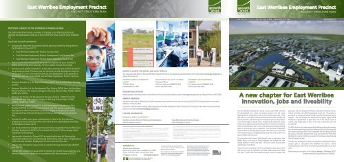 East Werribee Employment Precinct Newsletter - Growth Areas ...