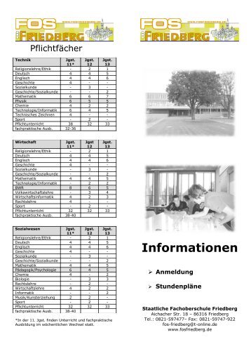 Informationen - FOS-Friedberg