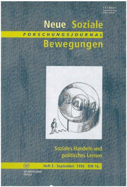 Vollversion (6.85 MB) - Forschungsjournal Soziale Bewegungen