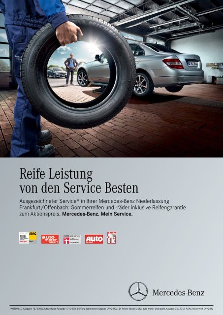 Reife Leistung von den Service Besten - Mercedes-Benz ...