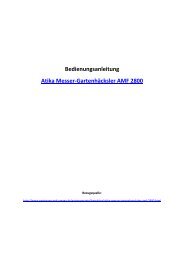 Bedienungsanleitung Atika Messer-Gartenhäcksler AMF 2800 (395 ...